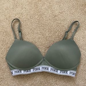 Victoria secret’s PINK green bra